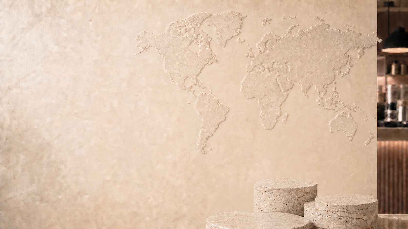 Bober Tea world map display