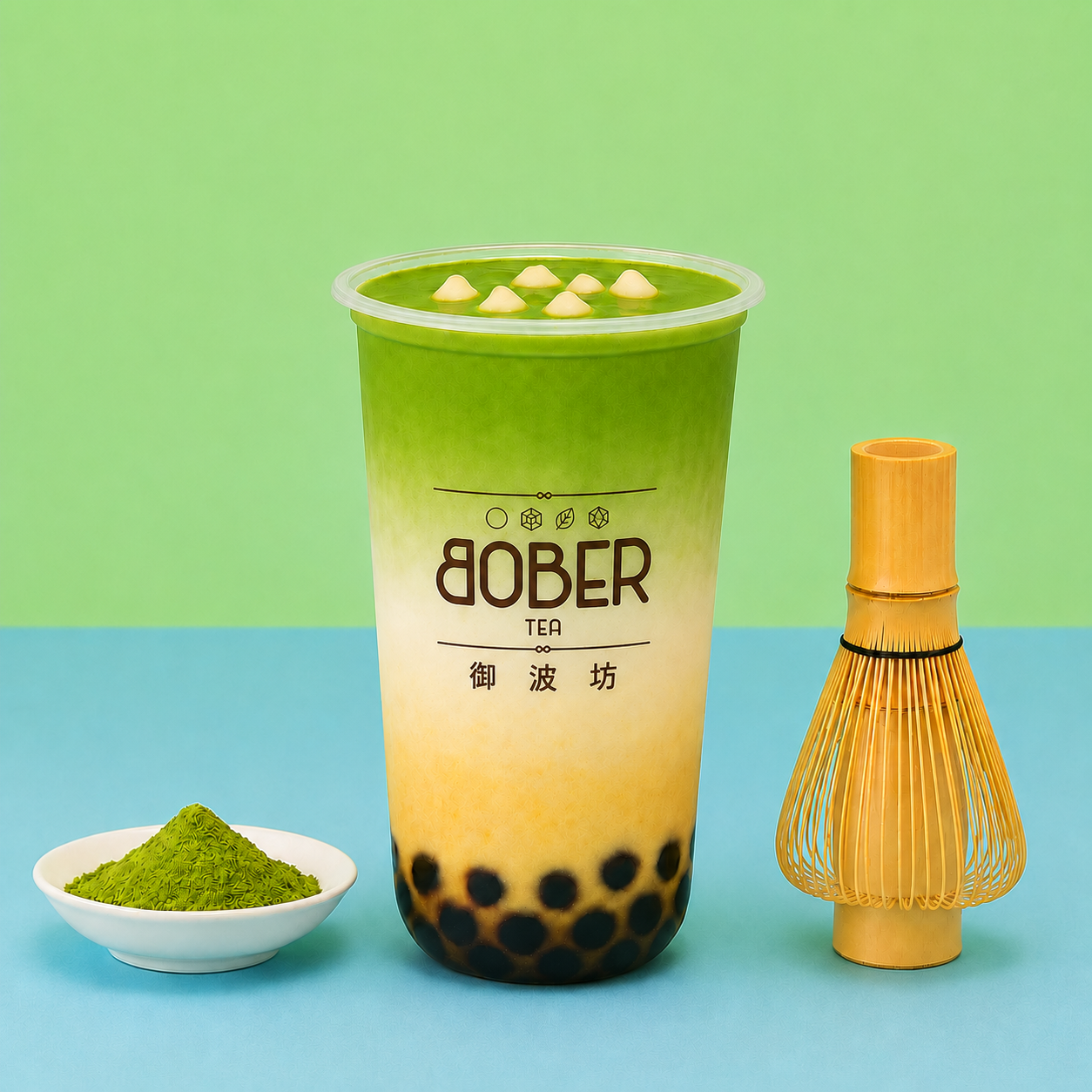 Bober Tea Banana Matcha Latte